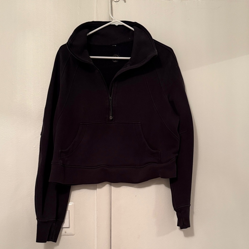 Lululemon Oversized Cropped Half-Zip Scuba Sweatshirt